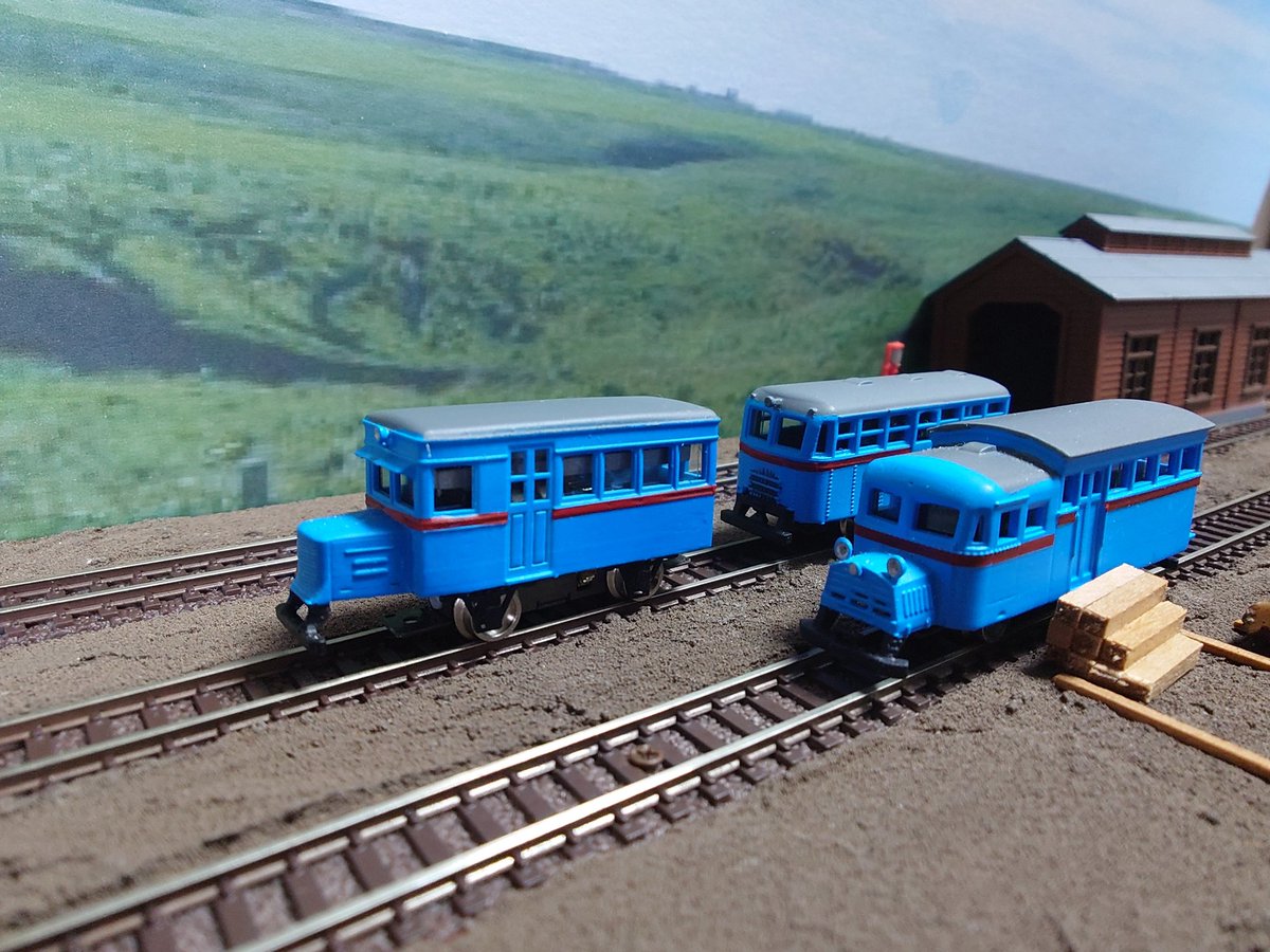 Nナロー ネムタク3兄弟 根室拓殖鉄道勢揃い。 Kitchen様に感謝。 動力