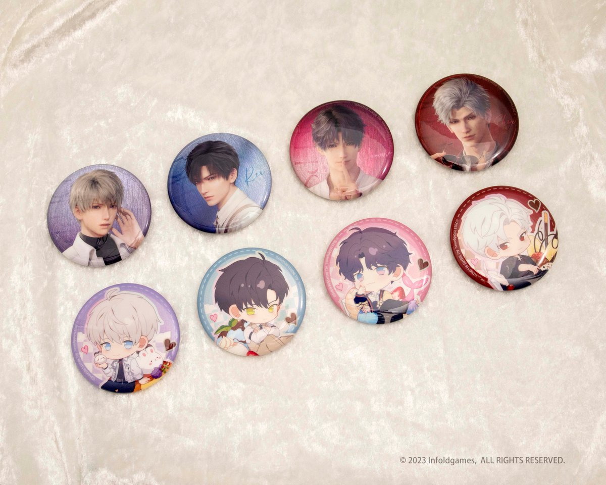 恋と深空』×SWEETS PARADISE ✨グッズ紹介✨ トレーディング缶バッジ