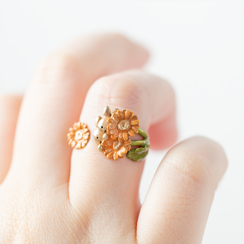 11/1発売予定／【パルナートポックコラボ フラワーリング ガーベラ