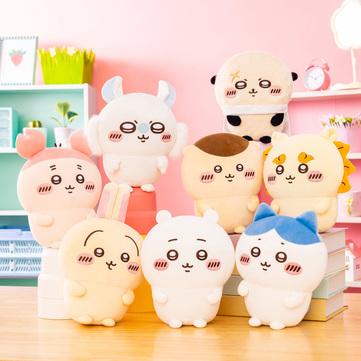 新商品／ 『まるぷわぬいぐるみS』 （ちいかわ、ハチワレ、うさぎ