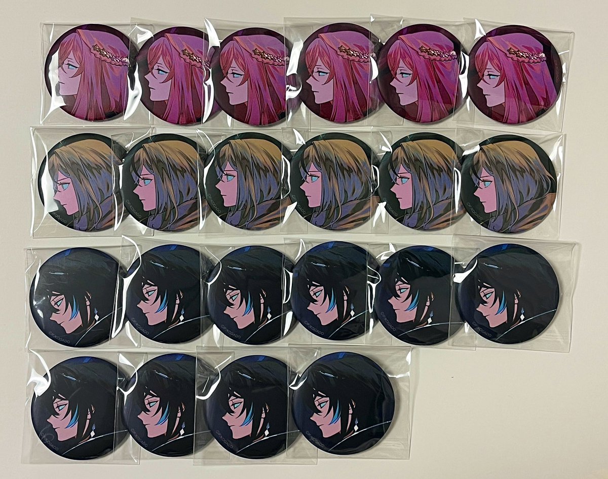 オバレク カウントダウン マット缶バッジ クロード 15個 OVER REQUIEMZ