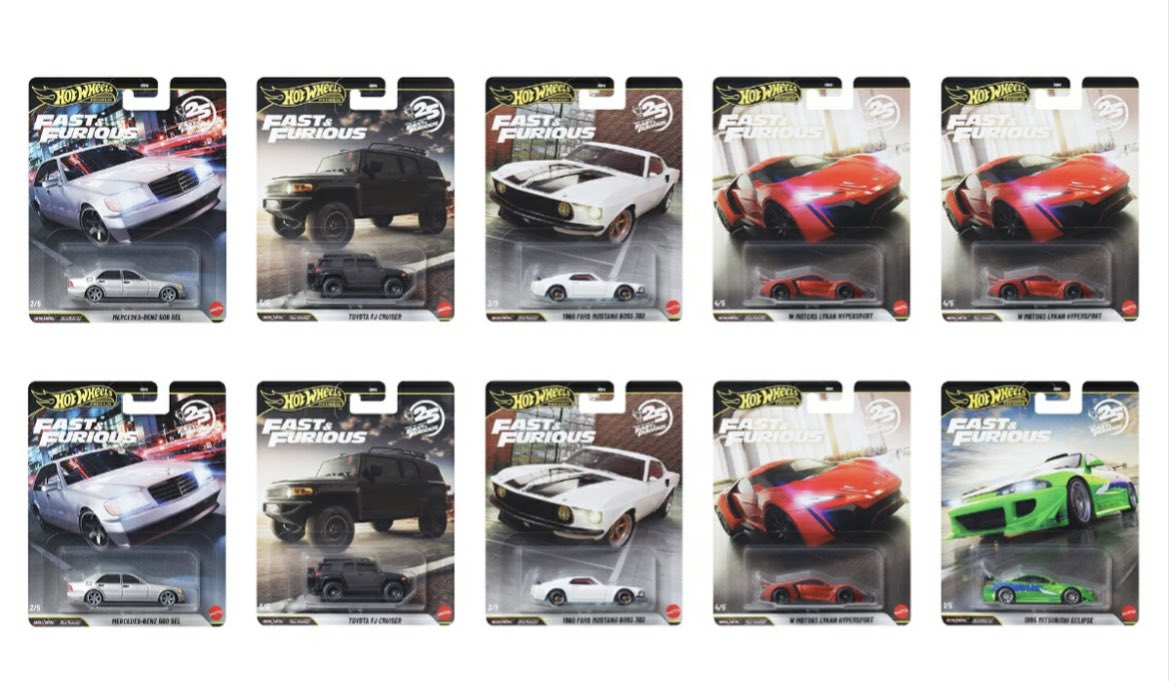 2026年3月28日発売☆ホットウィール(HotWheels)ワイルド・スピード