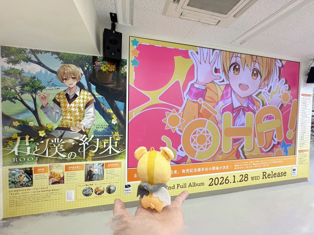 タワレコさんとアニメイトさんの僕のアルバムコーナーが凄すぎて感動し