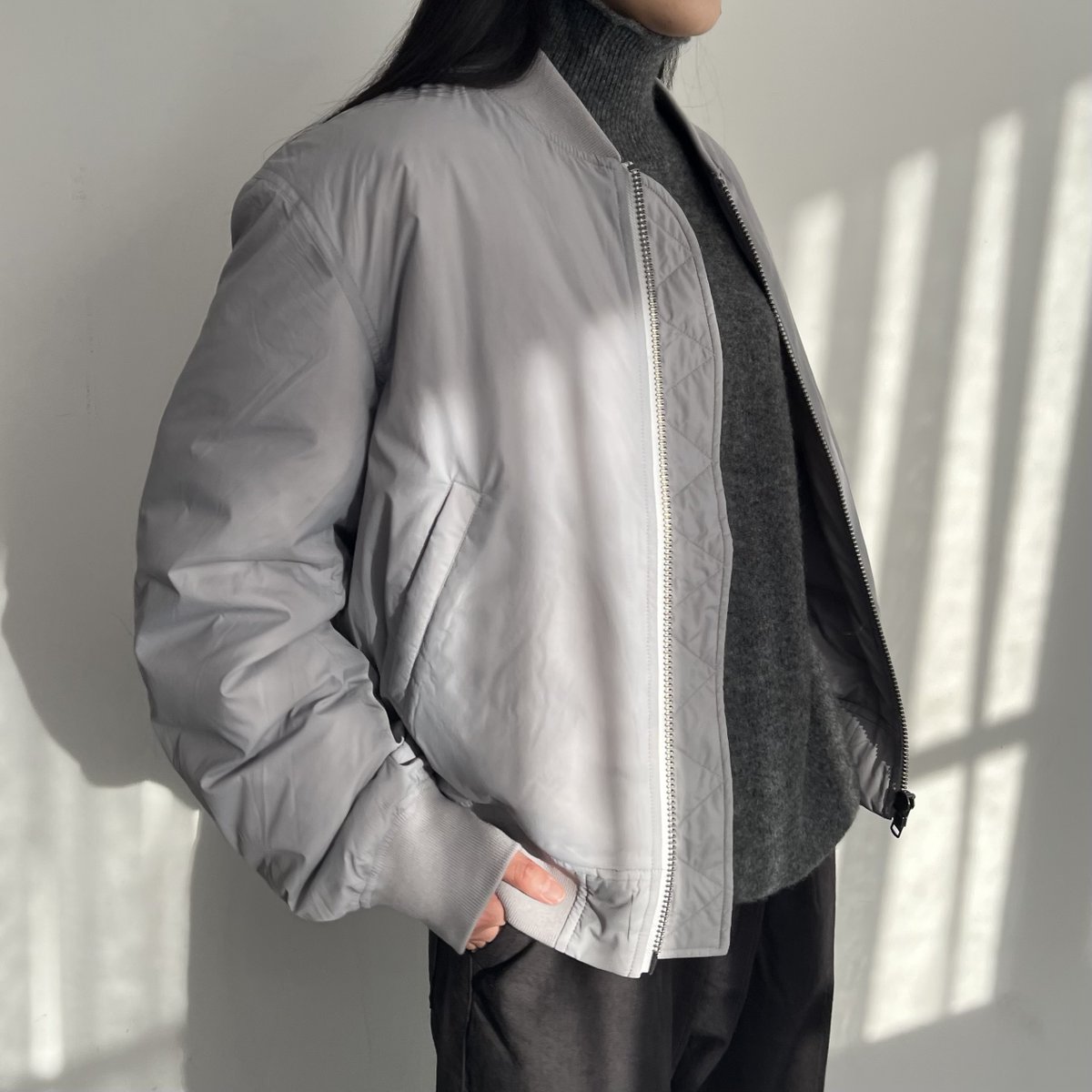 紳士 MUJI ＭＡ－１ダウンブルゾン Labo