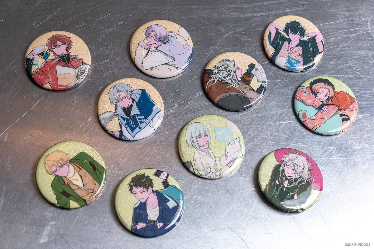 きゃにめにて予約受付中！ 18TRIP ・Good Luck 缶バッジコンプリート