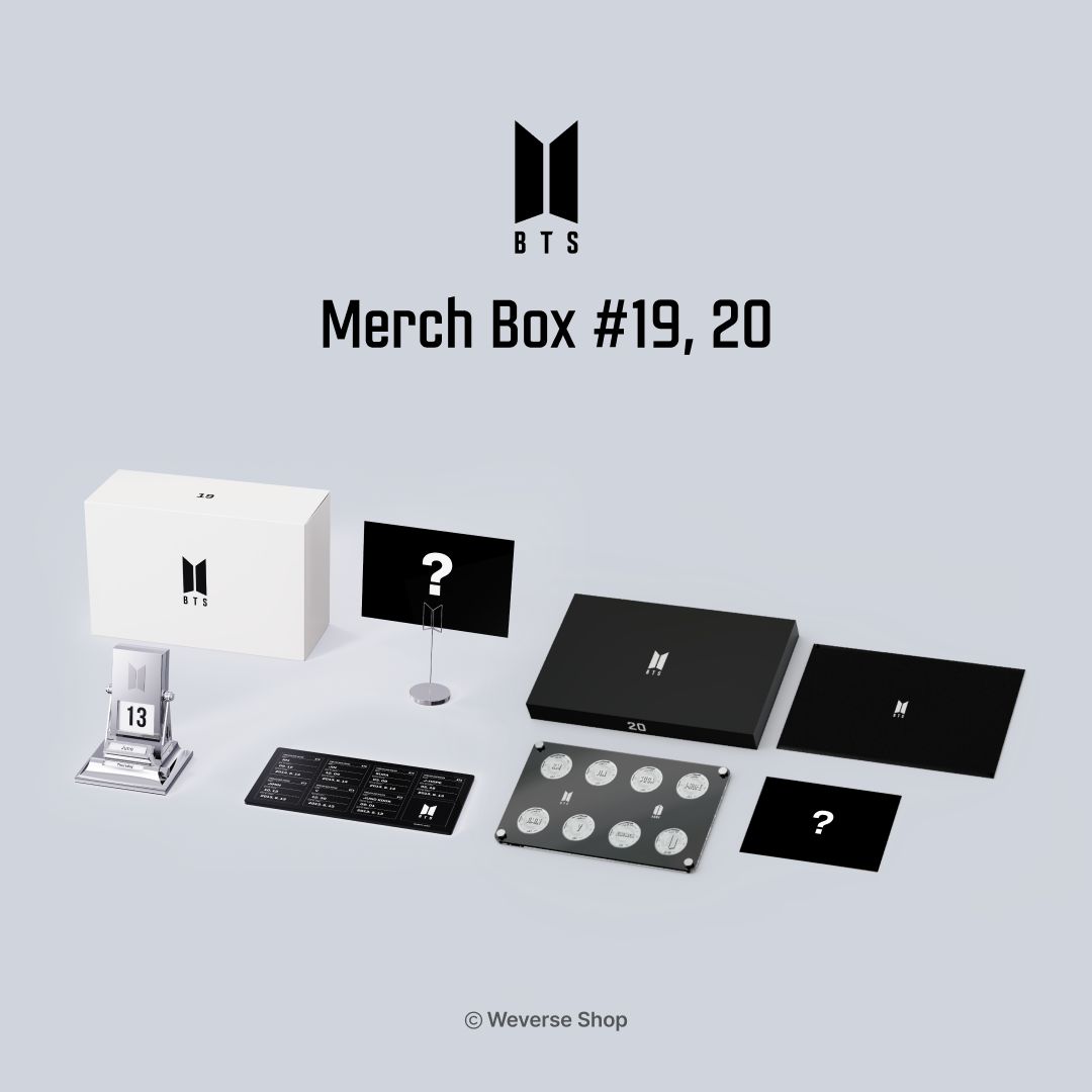 bts_bighit #BTS MERCH BOX #19 & #20 Available for Purchase Check