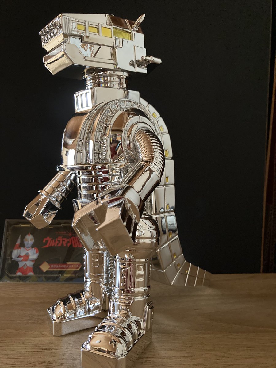 Y．MSF メカギラス ソフビY・MSF 四次元ロボ獣 メカギラス メッキ