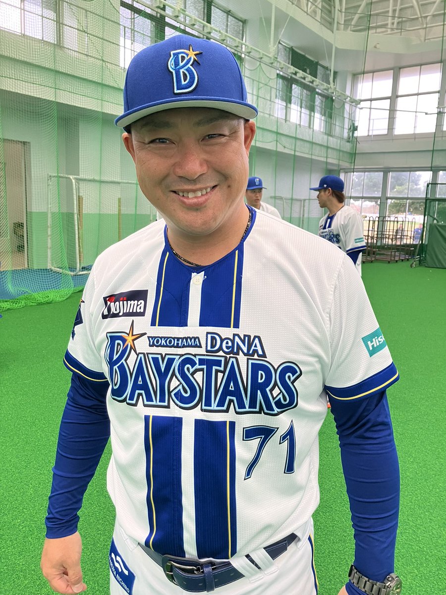 14年振りのベイスターズのユニフォームを着用し、気合が入る #村田修一