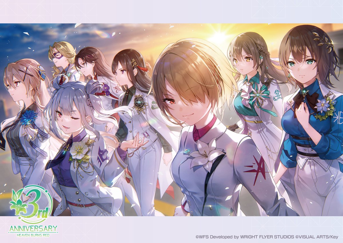 🎉 #ヘブバン3周年 3周年を記念したビジュアルを公開しました