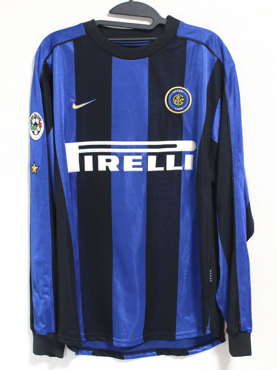 ロベルト・バッジョ選手 インテル 長袖ユニフォーム。バッジョ選手