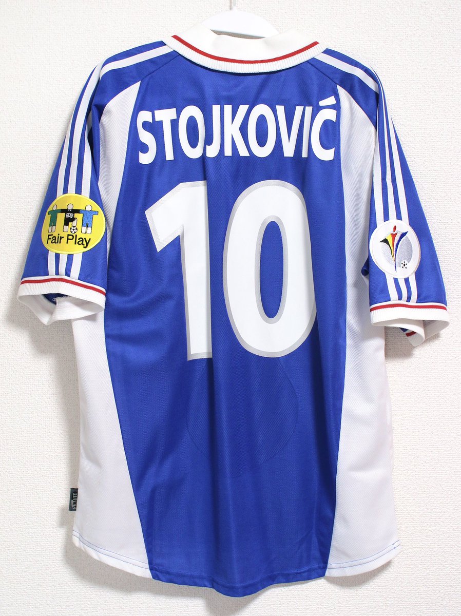 ストイコビッチ選手 ユーゴスラビア代表 ユニフォーム ユーロ2000