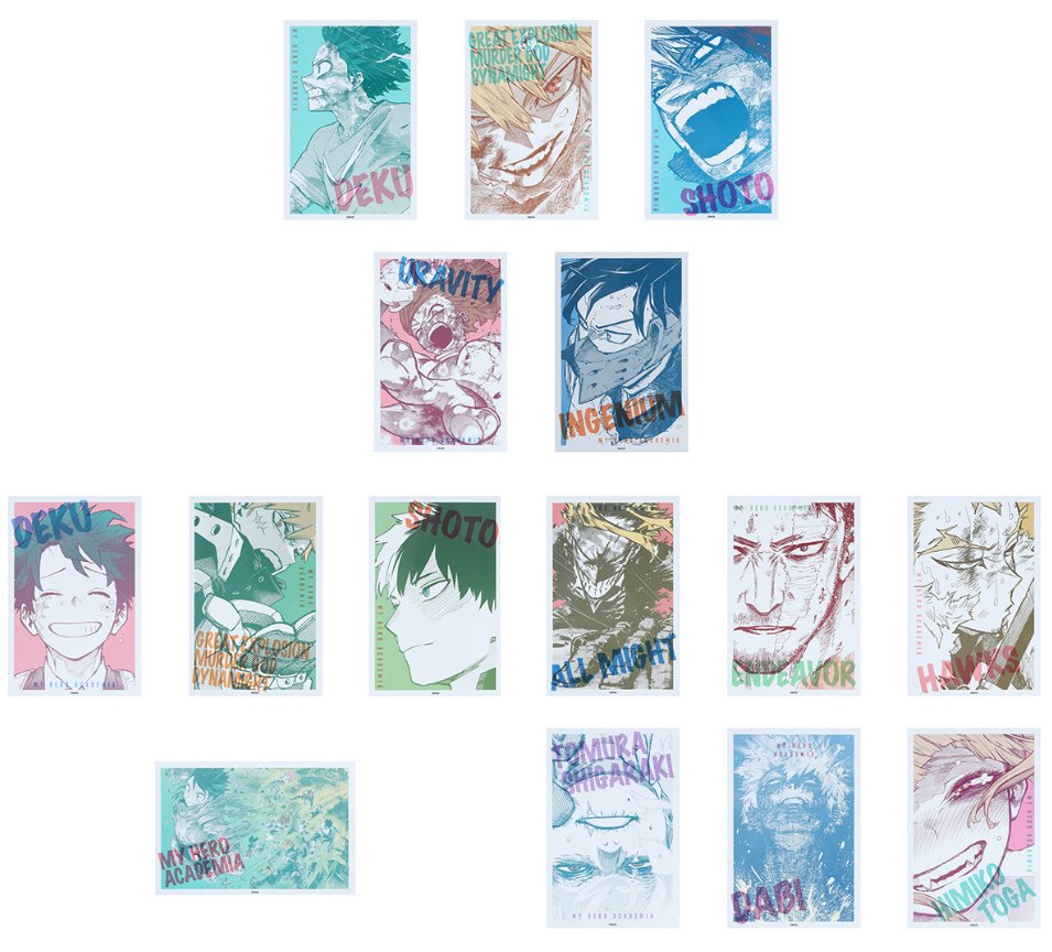 堀越耕平『僕のヒーローアカデミア』原画展 特設サイトにてグッズ情報