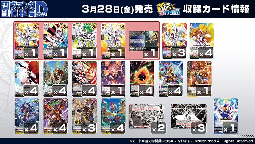 週ヴァン】 💥👊ぶっちぎりスタートデッキ『“力”で勝負だ！ 天導ゼロ