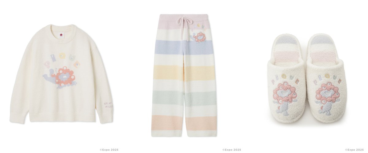 ジェラピケ×ミャクミャク コラボ❗️ 大阪・関西万博の会場内で発売