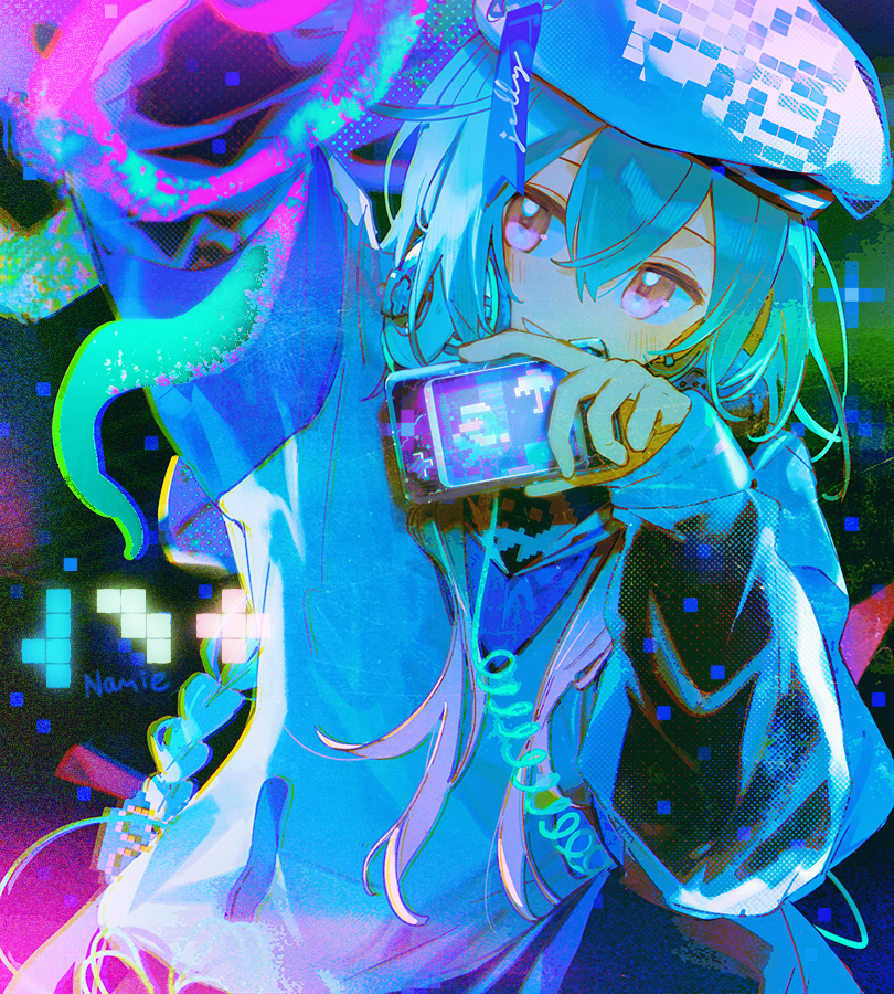 ミヅキ(アークナイツ) 「this is jelly gaming!! 」|Namieのイラスト