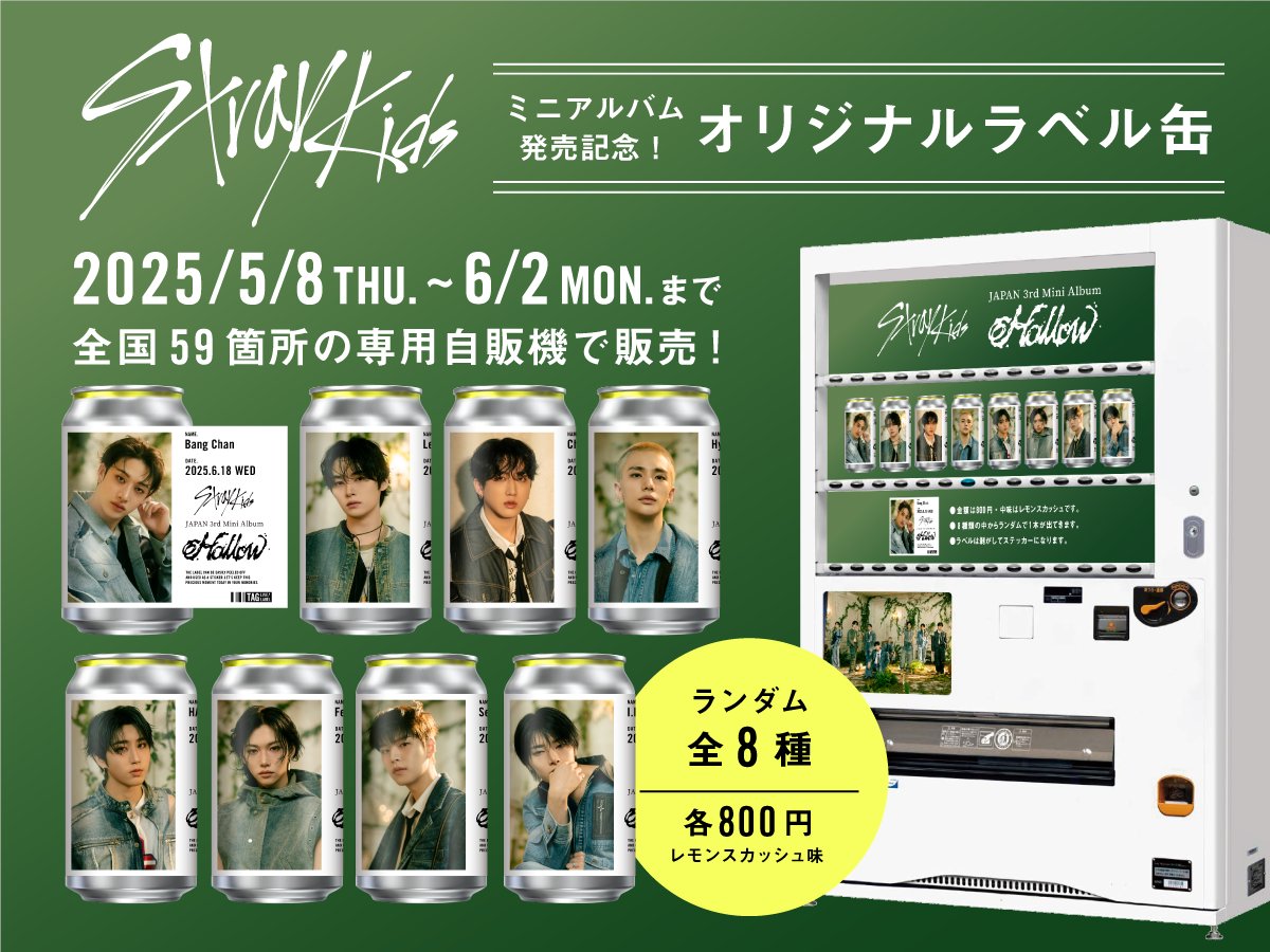 Stray Kids JAPAN 3rd Mini Album 『Hollow』の発売を記念して、Stray