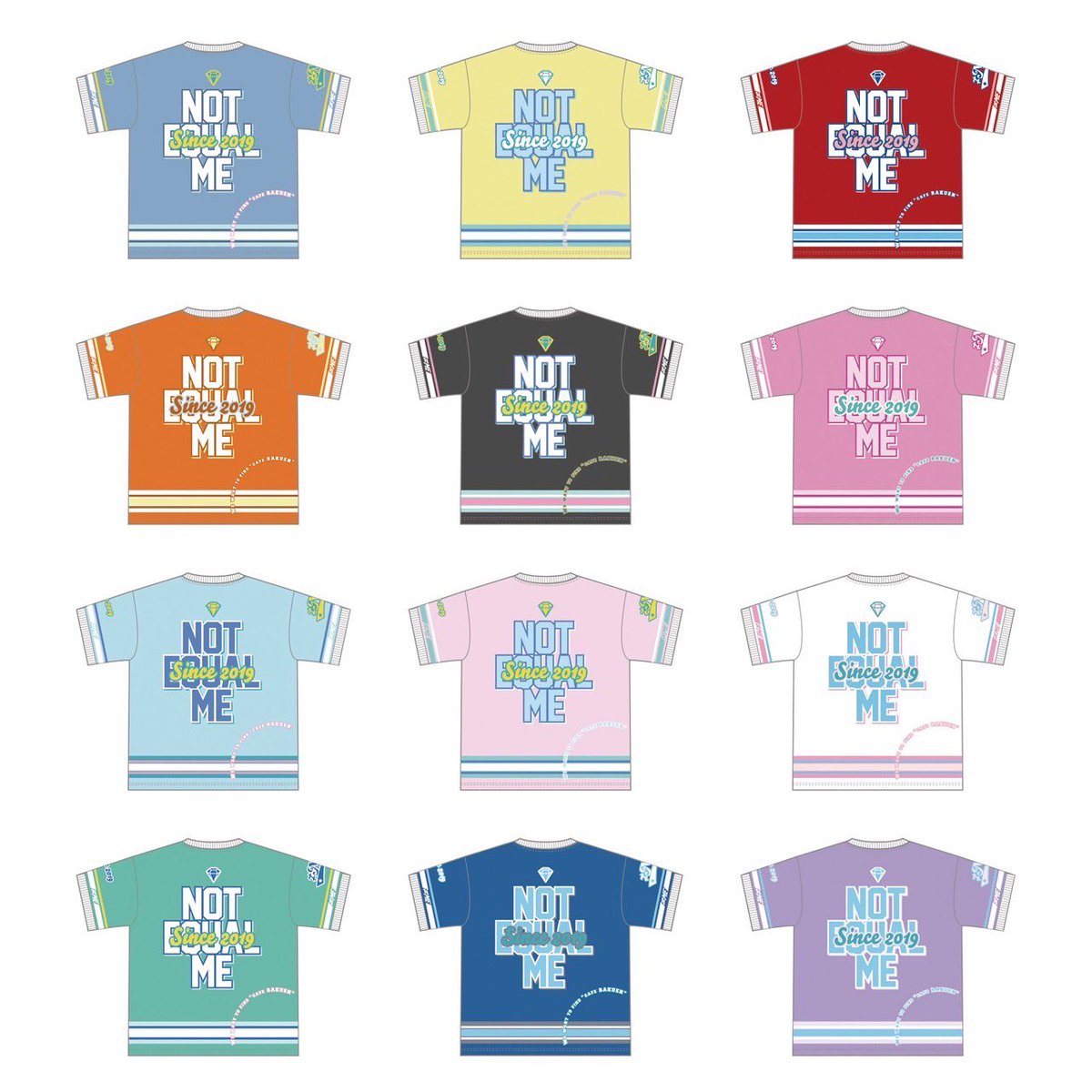 ノイミー全国ツアー2025 ユニフォームTシャツは #オサレカンパニー が