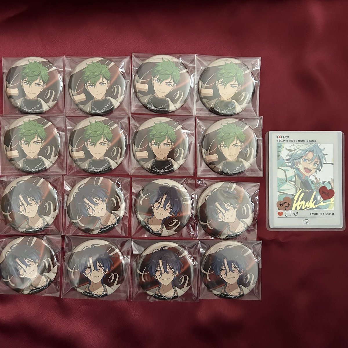 譲渡 交換】あんスタ MELLOW DEAR US メロアス 缶バッジ 【譲