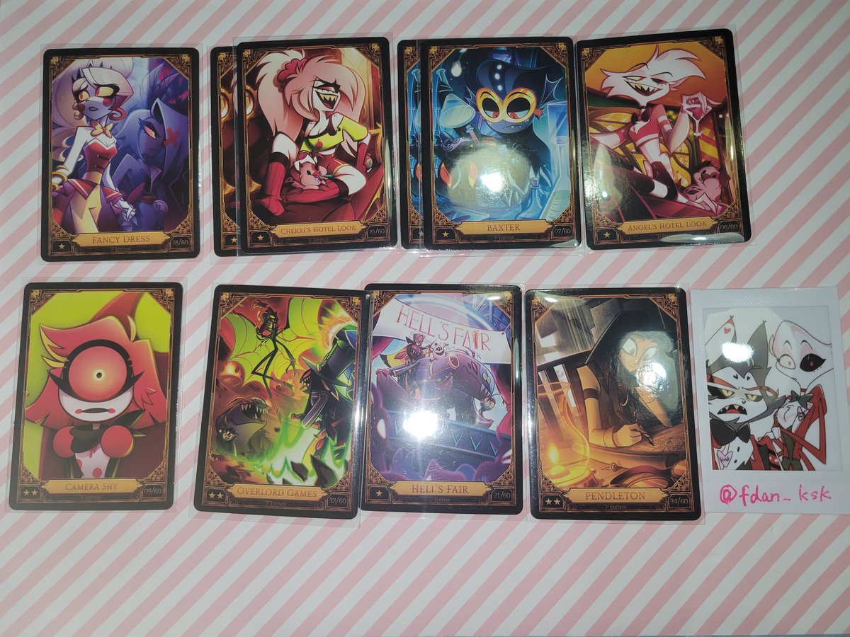 交換】 HazbinHotel ハズビンホテルへようこそ トレーディングカード