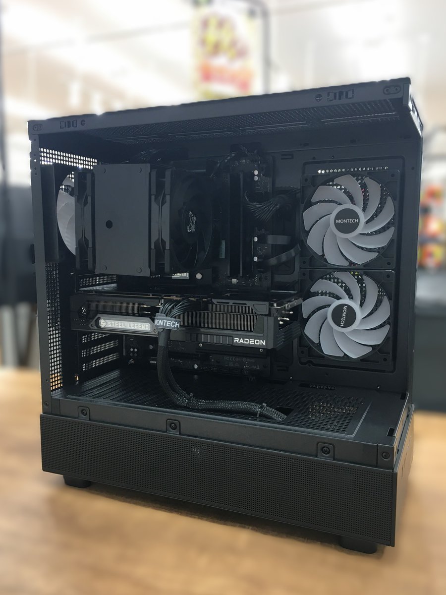 自作PC作例紹介】 『#MONTECH XR BK』ケースを使った 自作PC組立代行の