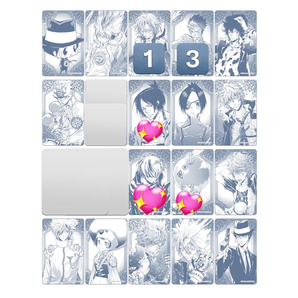 交換】REBORN! 箔カードコレクション 譲:リボーン,☆綱吉,獄寺,山本