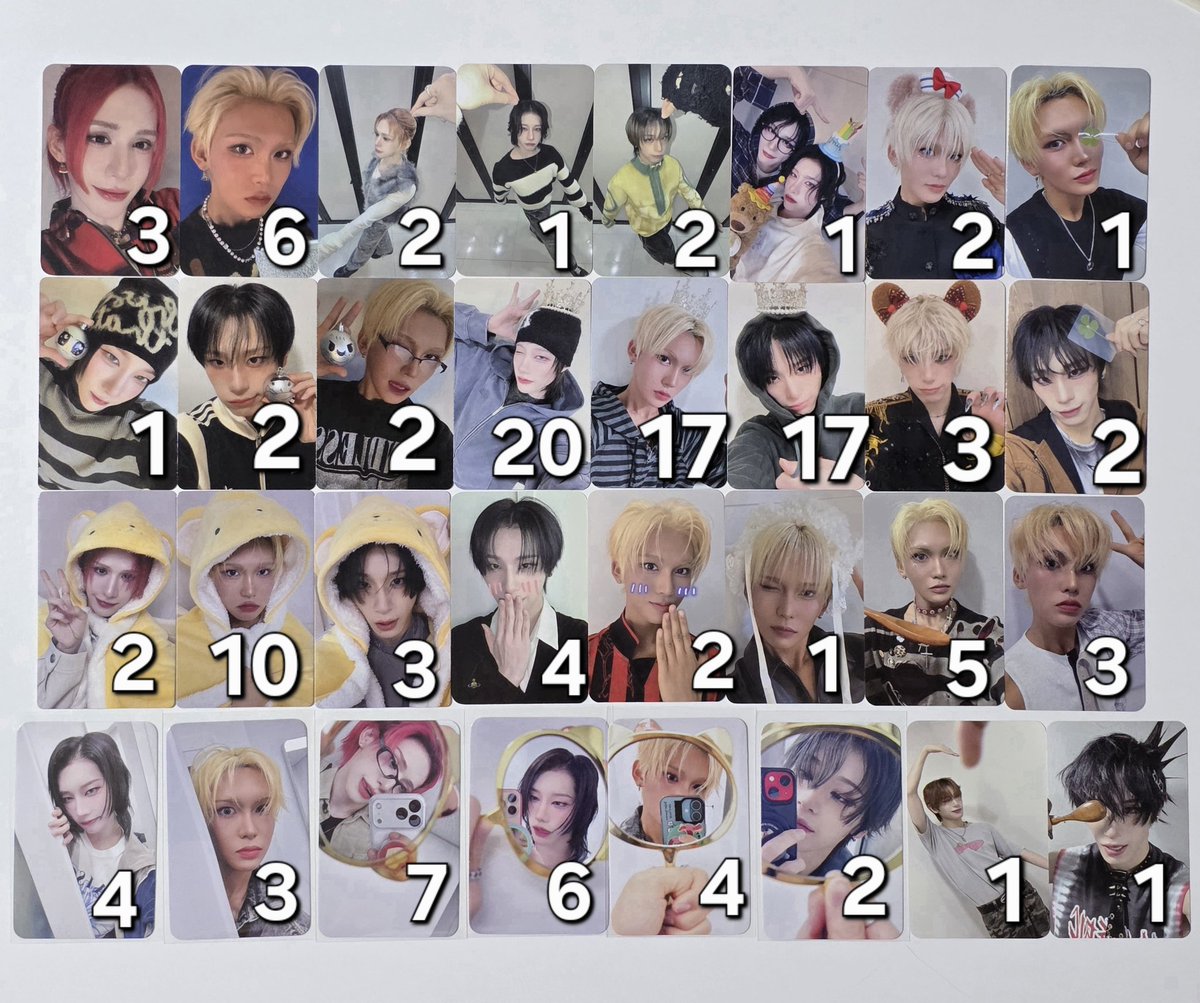 XLOV 엑스러브 미공포 미공개포카 미공개 포토카드 양도합니다~ 10k