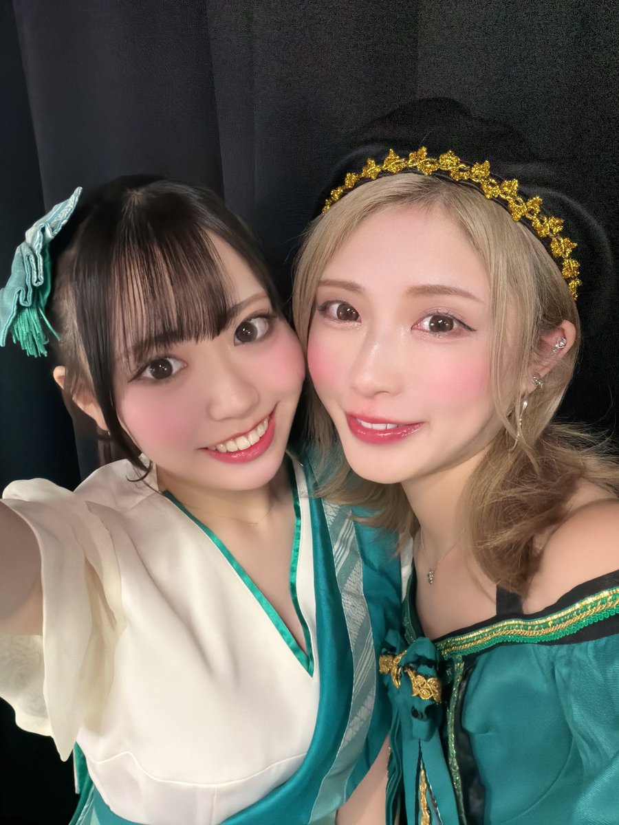 明日！！！！！ LinQ15周年ライブ らな💚あかり🤍めく💜三姉妹で