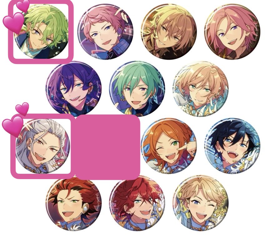 交換】あんスタ コレクション缶バッジ 2026 Feb. 譲:薫.マヨイ.英智