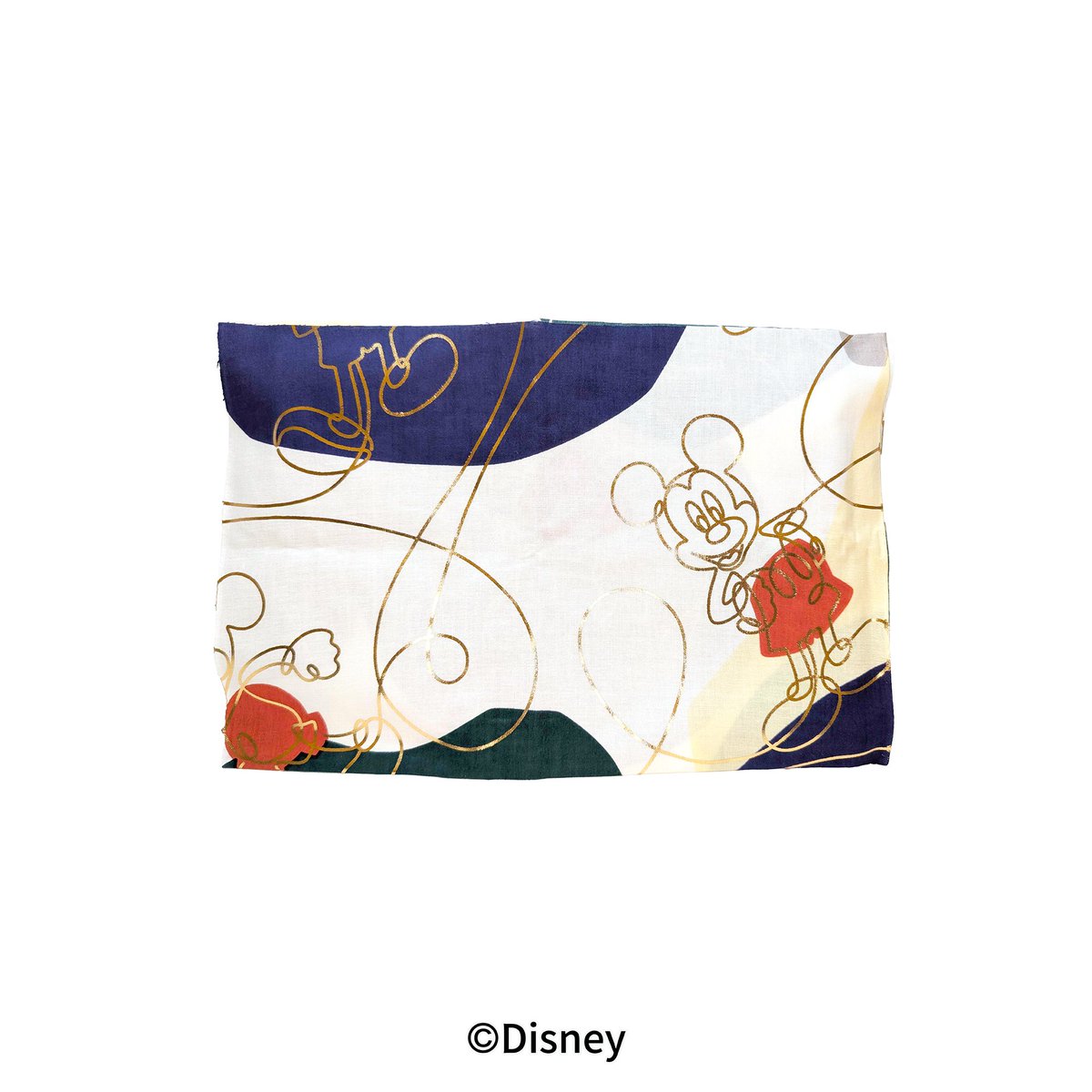 ✨🎀#Favop 商品紹介 🎀✨ 【箔押し手ぬぐい #ミッキーマウス -結