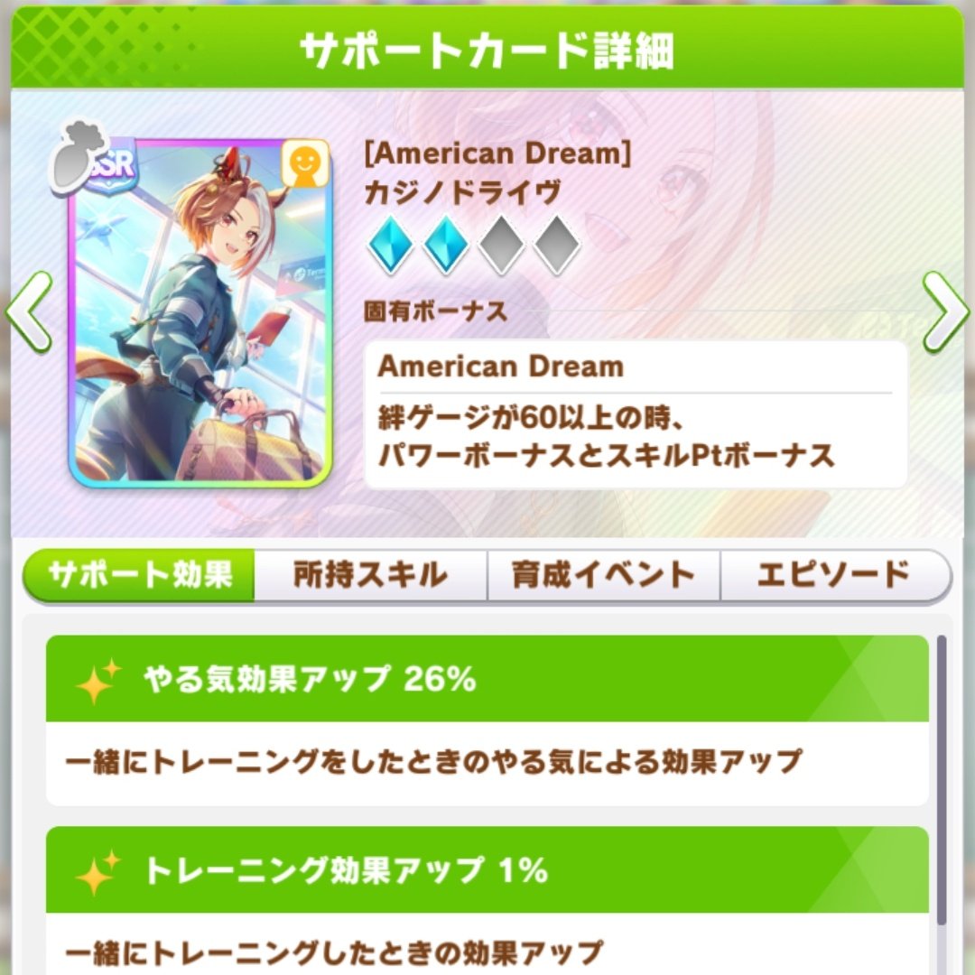 ウマ娘新ガチャ結果 チケット含め110連ぐらいやりました とりあえず