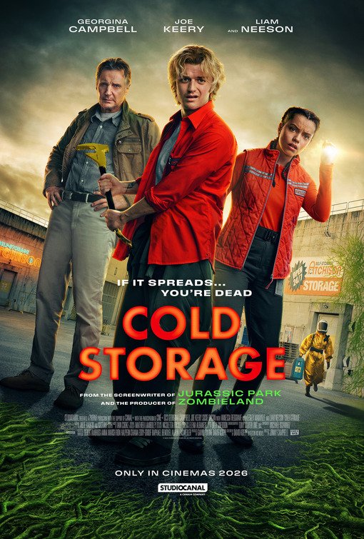 リーアム兄さんの新作ホラーコメディCold Storage海外ポスター