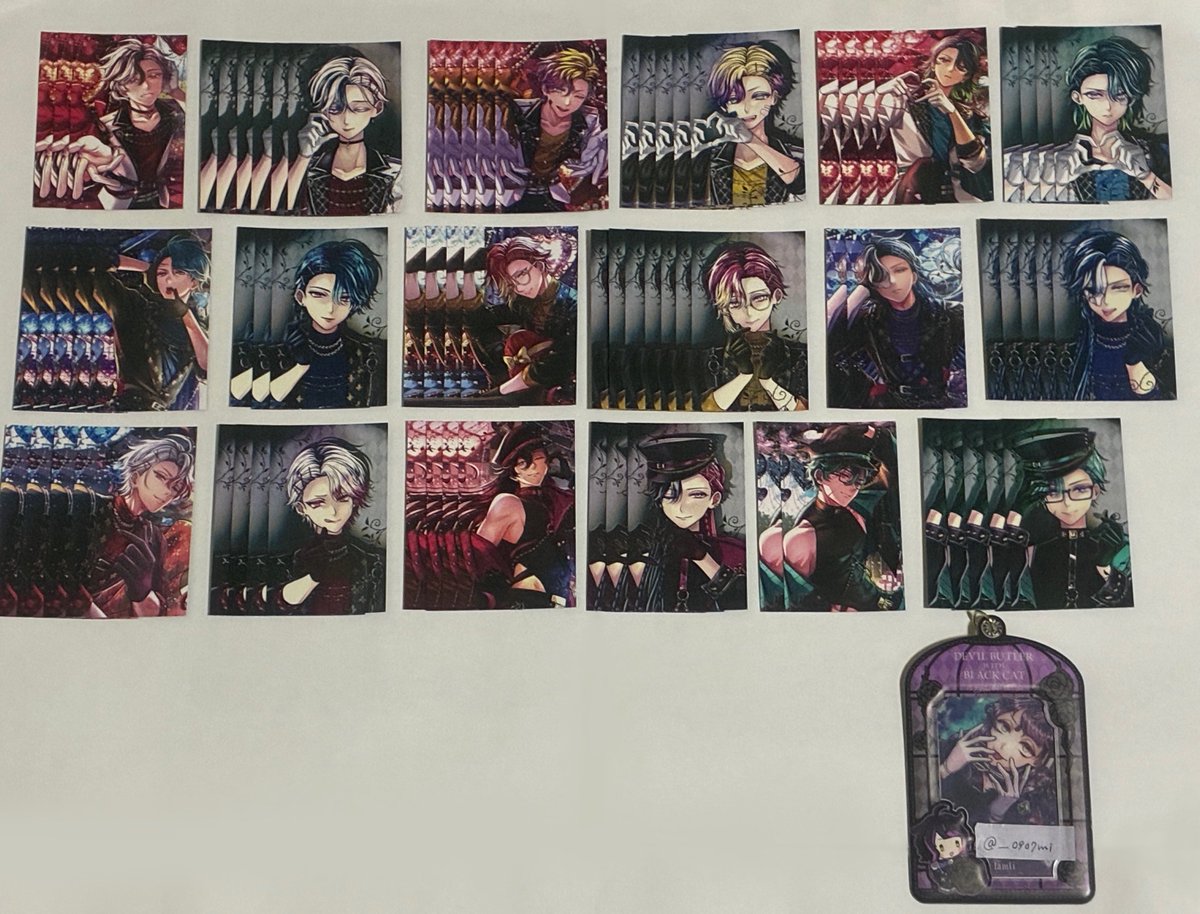 交換】 悪魔執事と黒い猫 あくねこ バレンタイントレカ風カード 譲