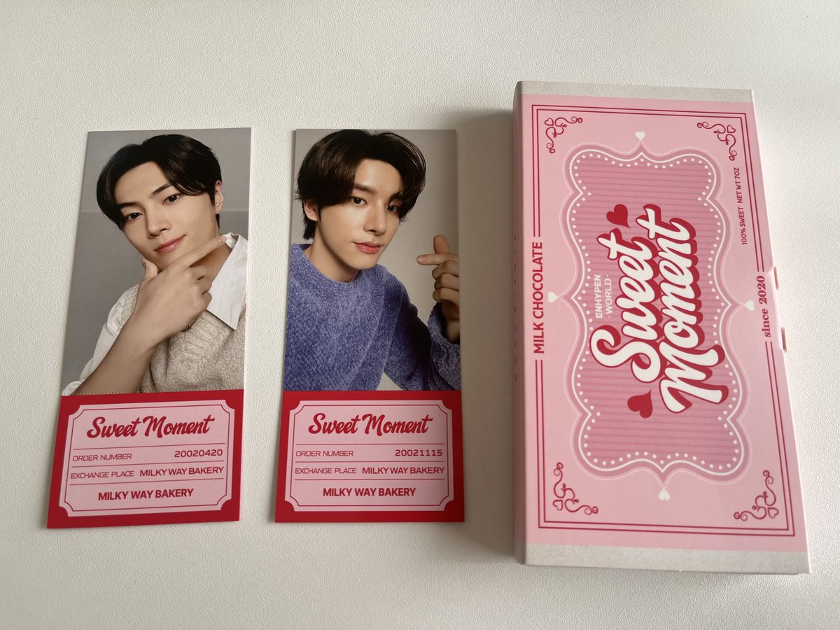 ENHYPEN交換 ENHYPEN WORLD Sweet Momentカード ベーシックver. 譲