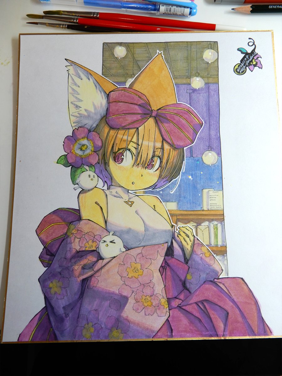 私はこういう絵を描いています