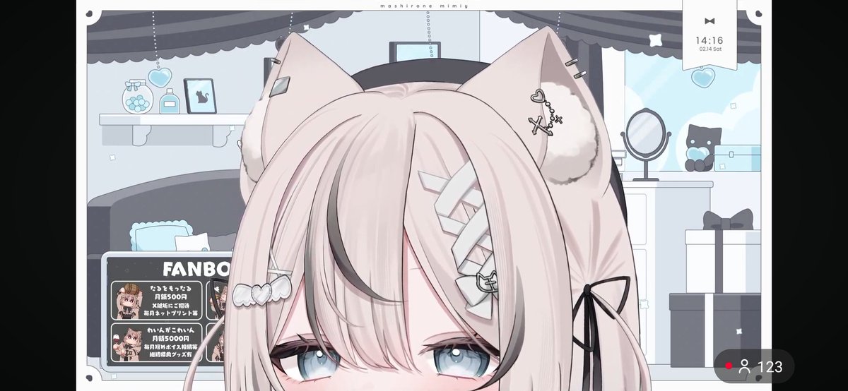 ひょっこり可愛い #真白猫ミミィ