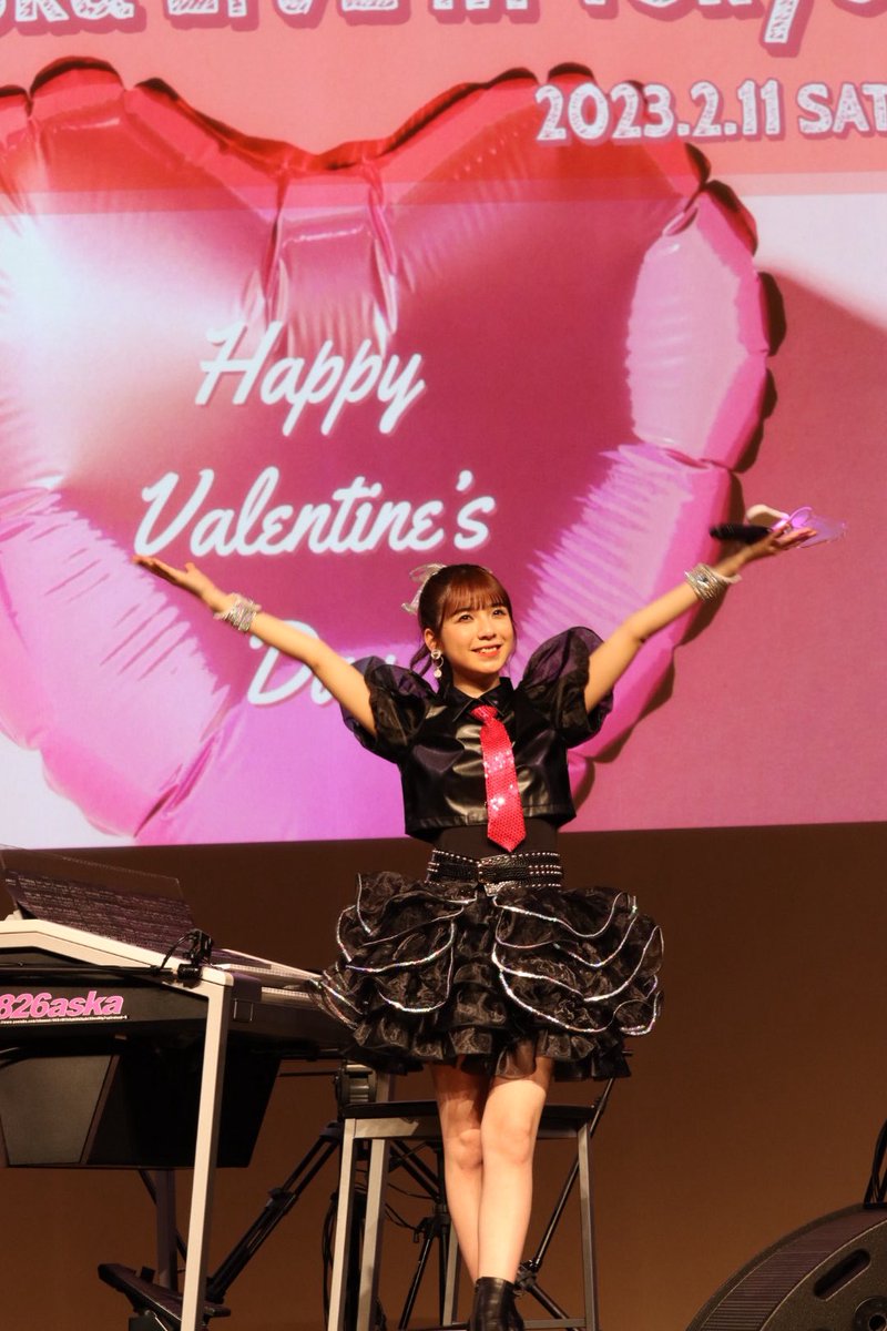 可愛いaskaちゃん写真をアップ♪ 🥰 本日のライブも楽しんでね