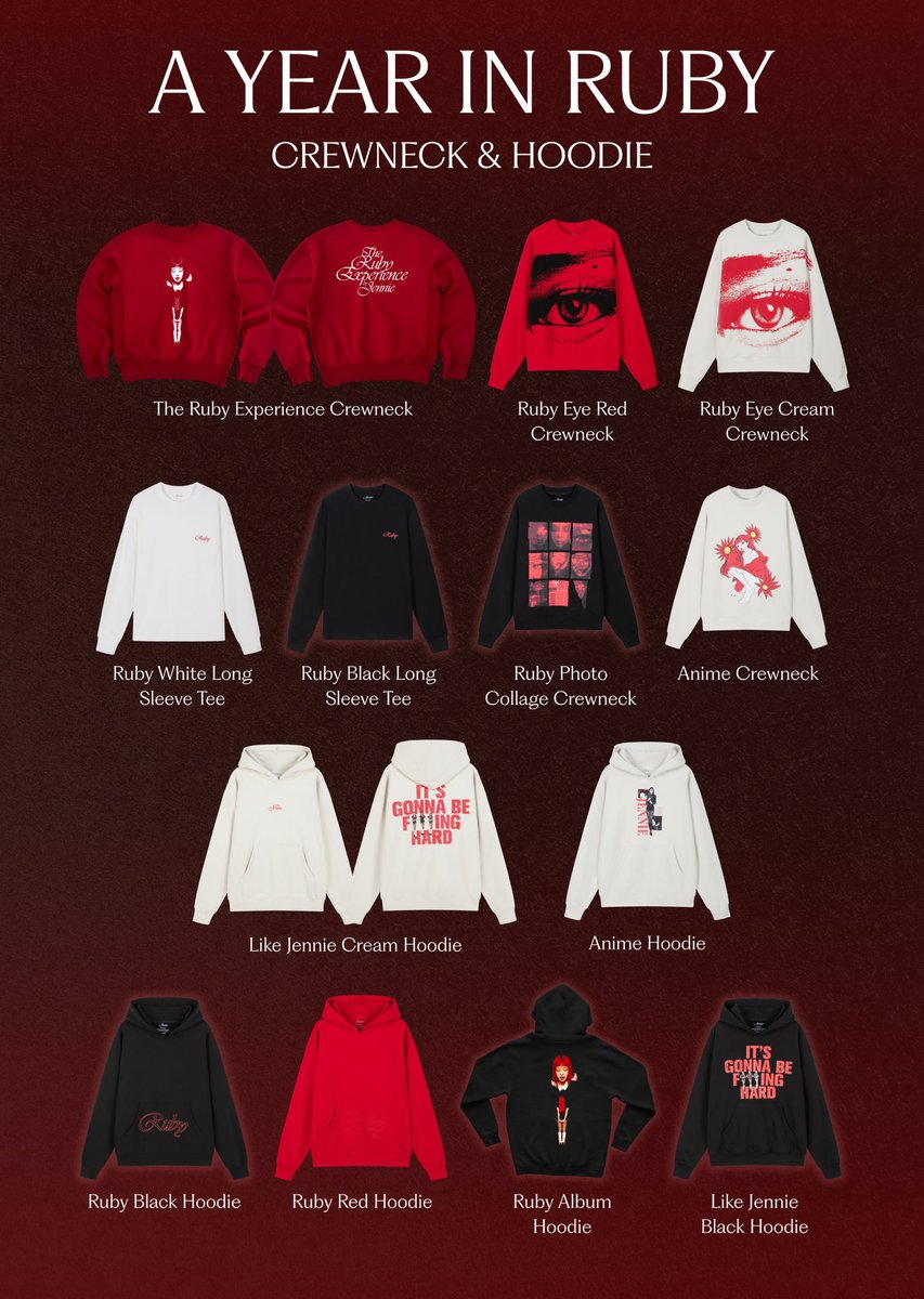 JENNIE – 'Ruby' 1st Anniversary POP UP 'A YEAR IN RUBY' Official MD