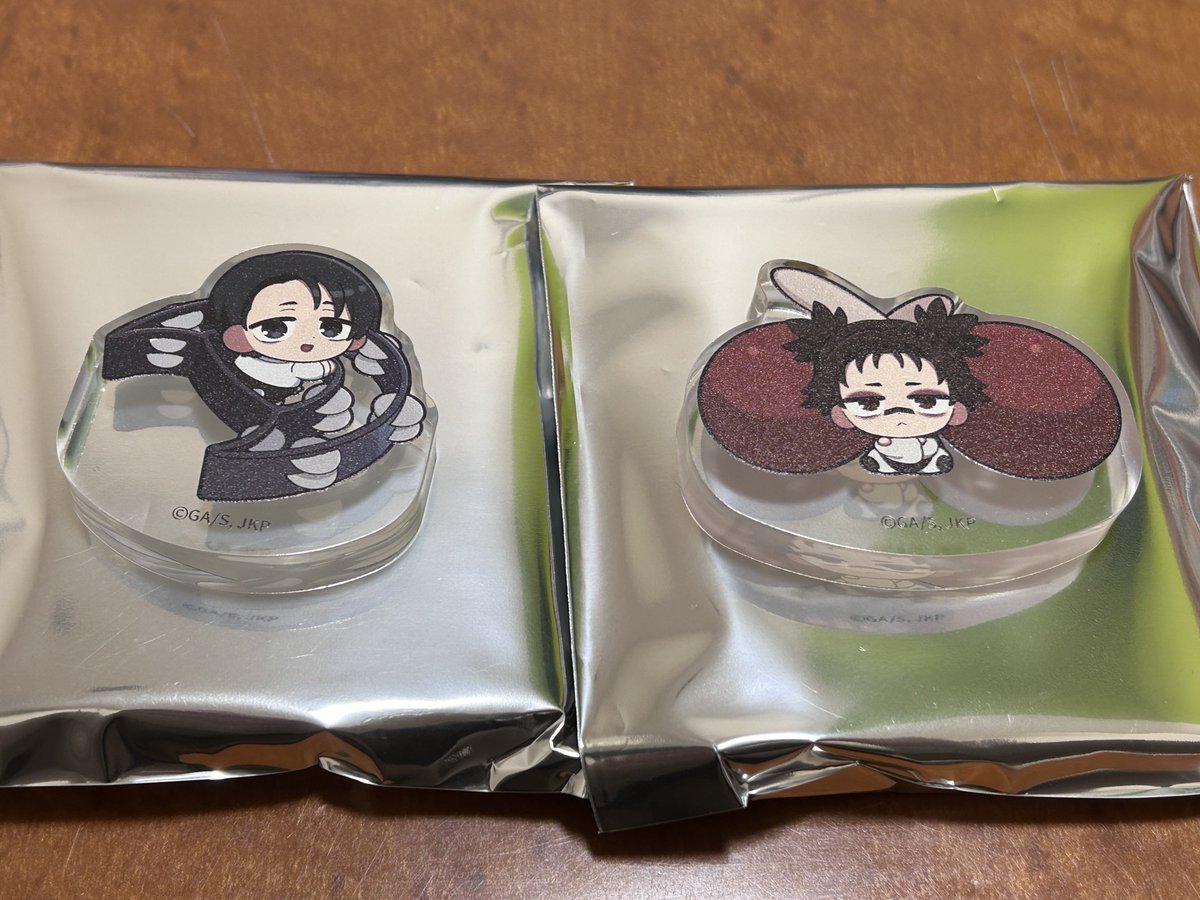 交換】呪術廻戦 まねきねこ 缶バッジ コロコロミニアクリルスタンド 譲