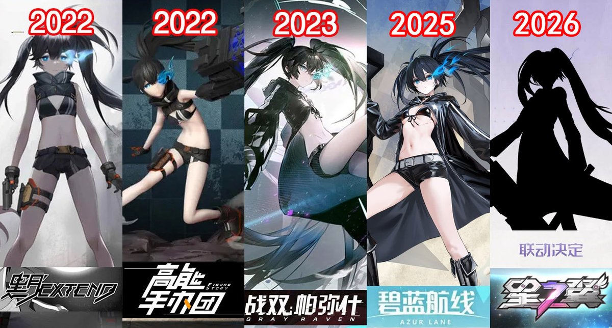Black☆Rock Shooter X games（2022-2026） #ブラックロックシューター