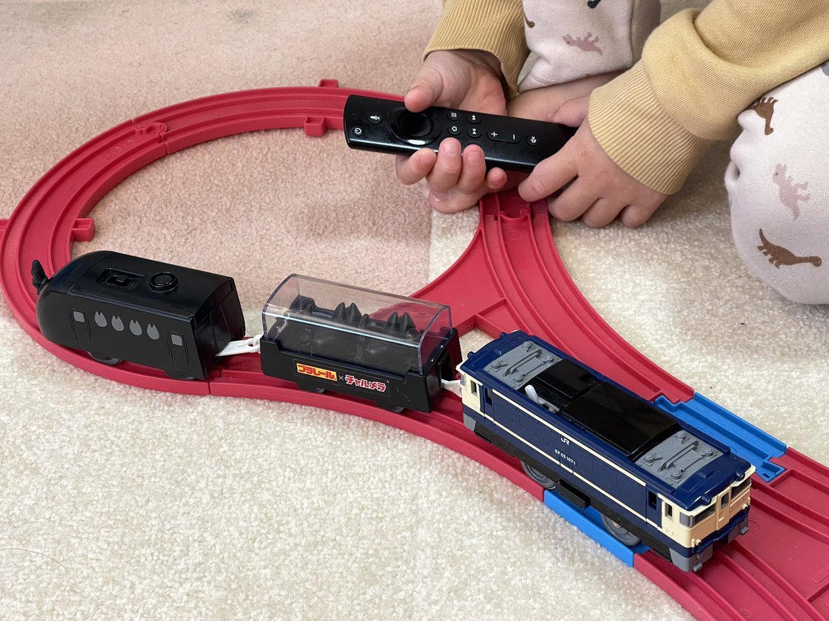 猫の日なので？ チャルメラ x プラレール くろネコのにゃーにゃー