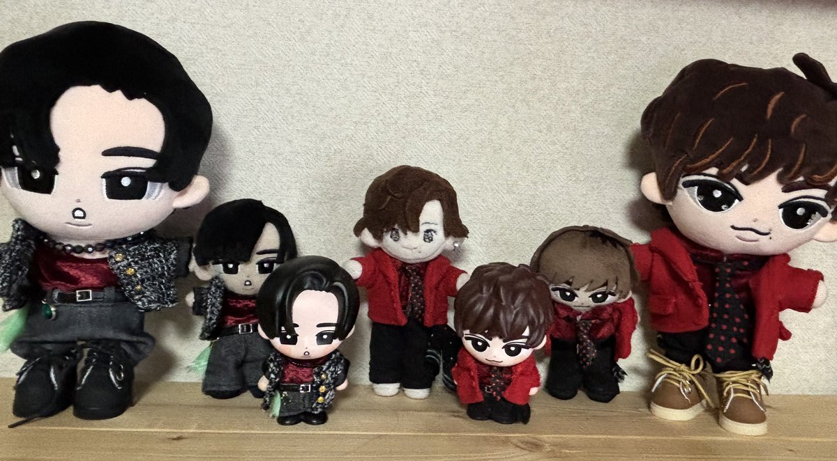 ART衣装で勢揃い💚🖤 出来上がって大満足✨️ 久しぶりにちびちび阿部