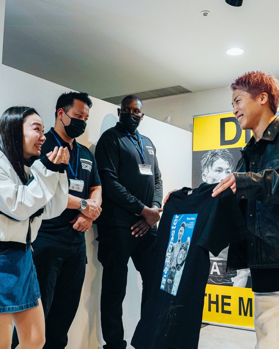 📸SPECIAL EVENT SNAP✨ 昨日、#井上尚弥 選手が来店し熱気と愛に包