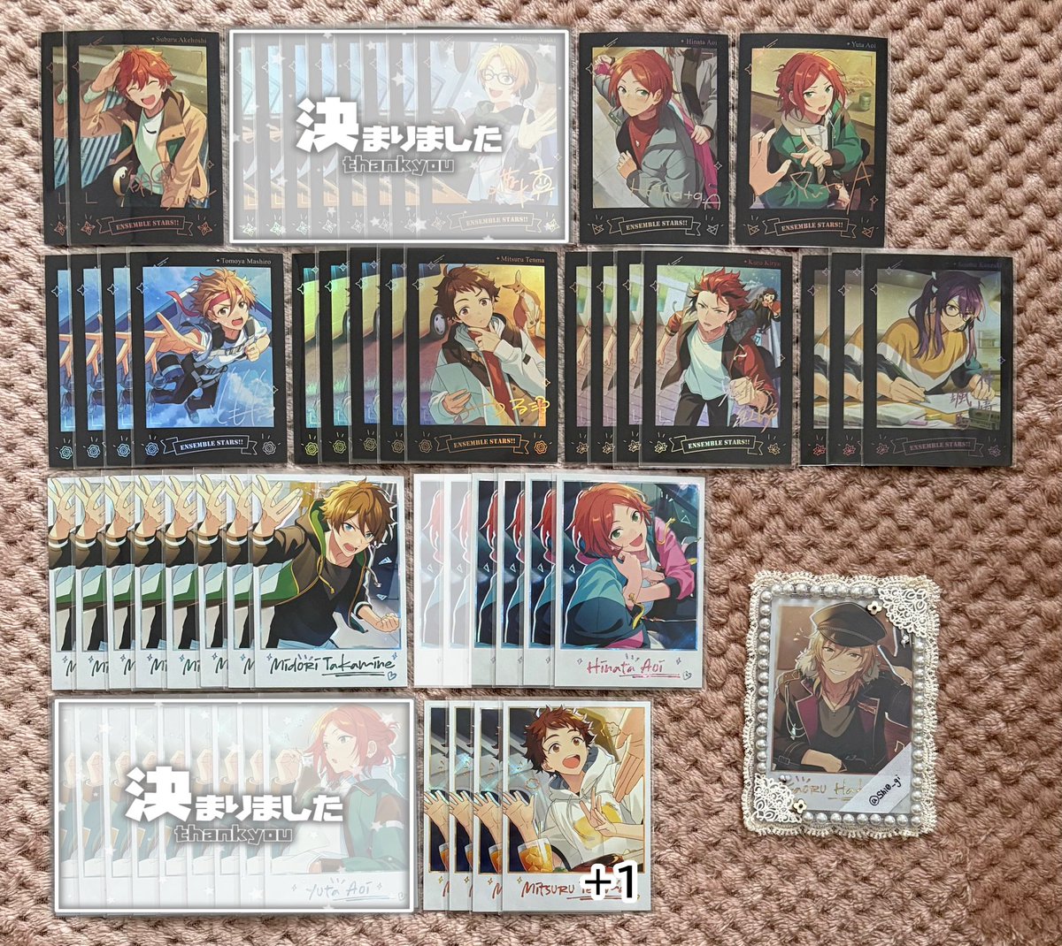 譲渡 ］ あんスタ 中国 星幻時序ポラロイド 第3弾 譲┊︎千秋 一彩 日