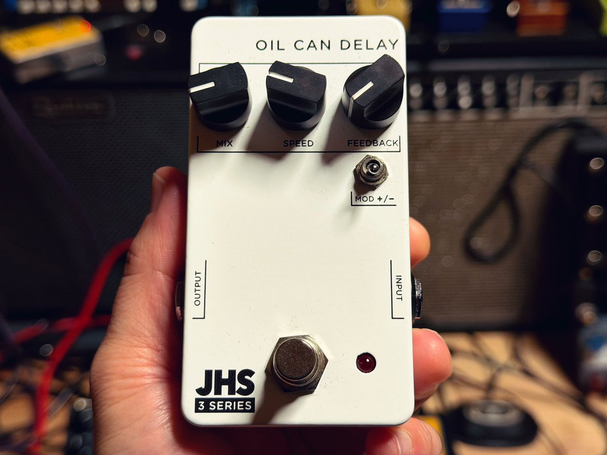JHS Oil Can Delay ディレイサウンドは不安定やけど、なんでか心地良い