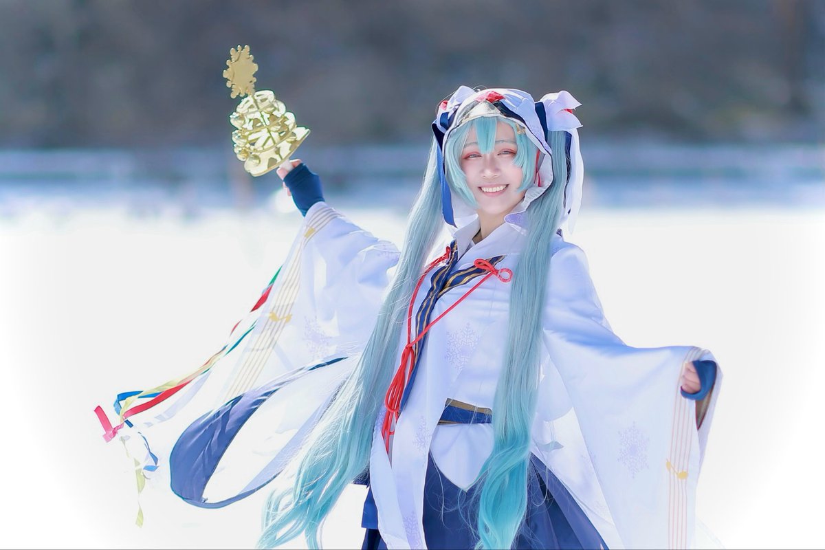 Cosplay / コスプレ】 SNOW MIKU2018❄️ 雪ミク2018タンチョウ巫女ver