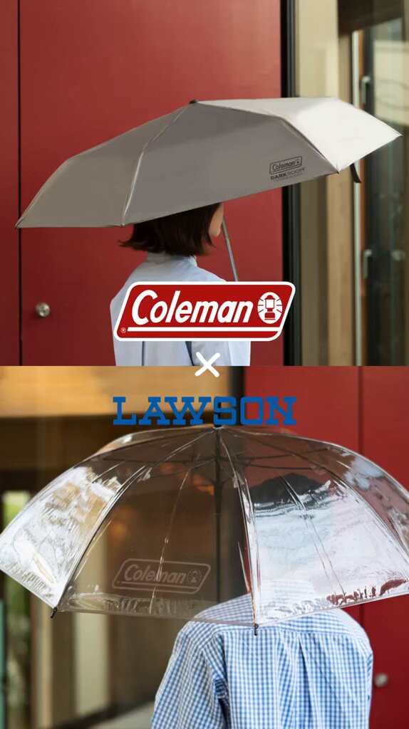 Colemanとコラボレーションした傘が新発売／ 「晴雨兼用・自動開閉