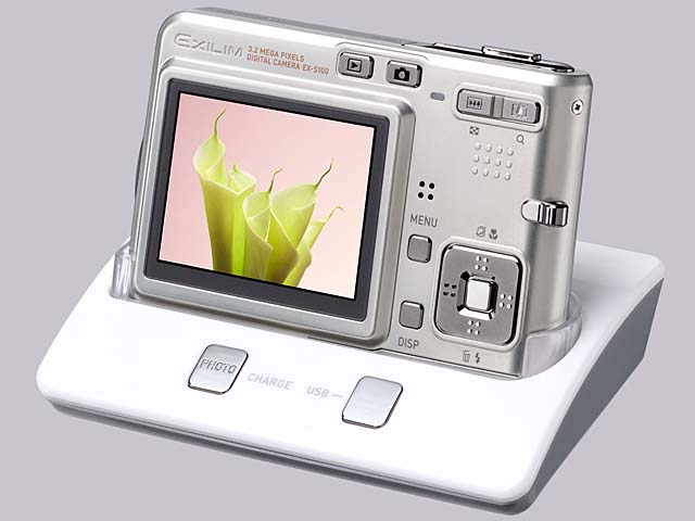 カシオ、光学2.8倍ズーム カードデジカメ「EXILIM EX-S100」