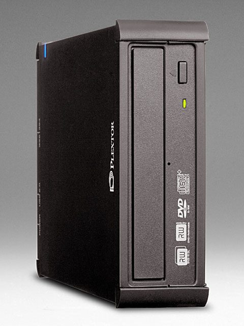 プレクスター、スロットインタイプの外付けDVD±R/RWドライブ