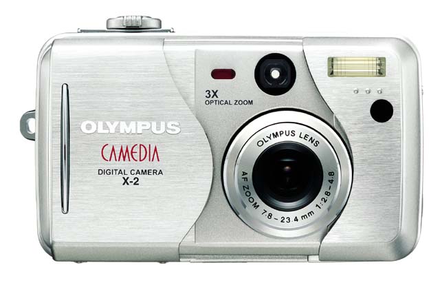 オリンパス、xD対応の500万画素コンパクトデジカメ「X-2」