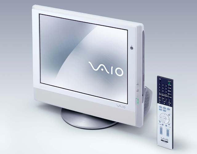ソニー、15型液晶一体型の省スペースデスクトップ「バイオV」